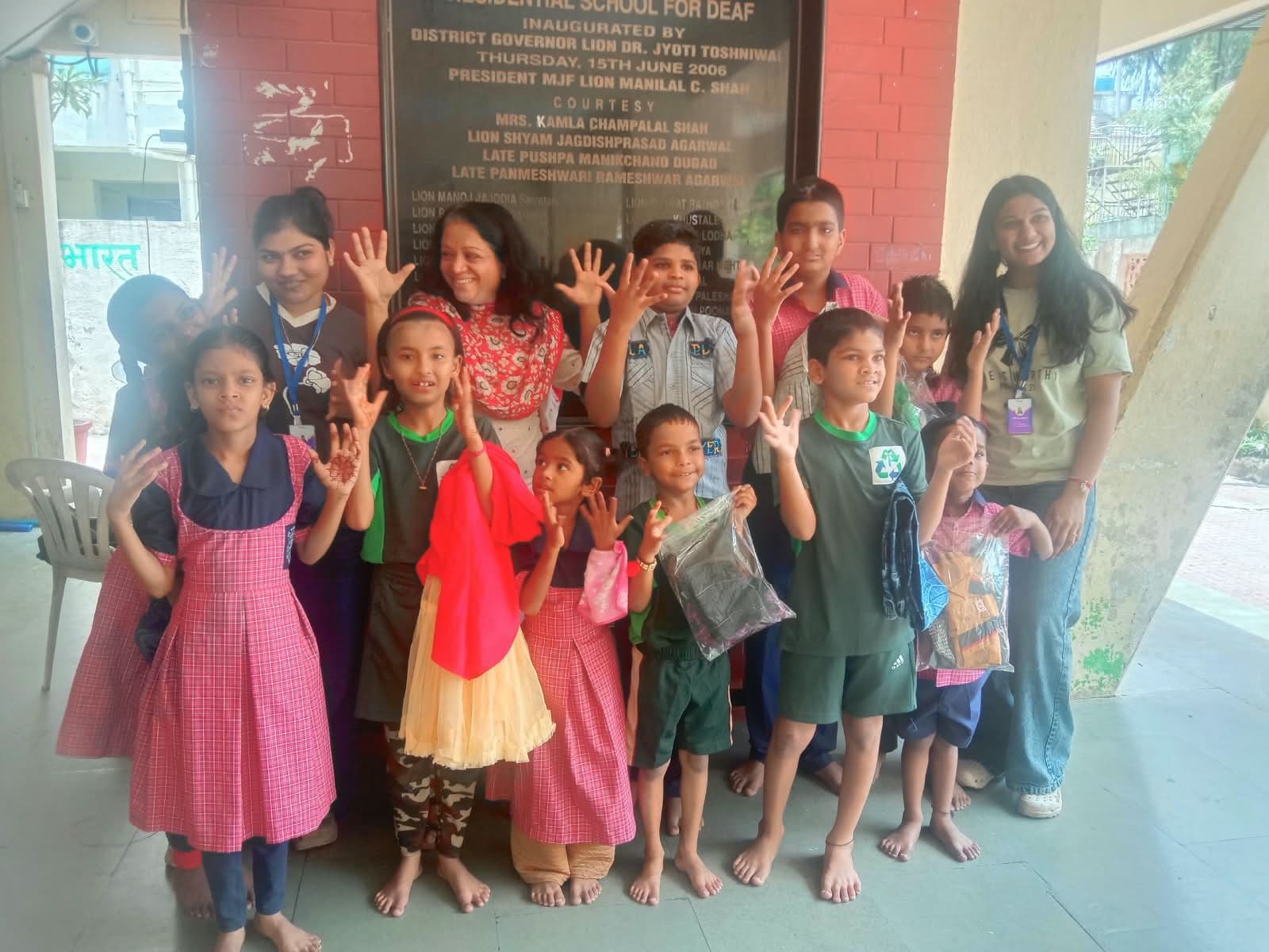 Foundation celebrated Raksha Bandhan with deaf and mute photo 16
