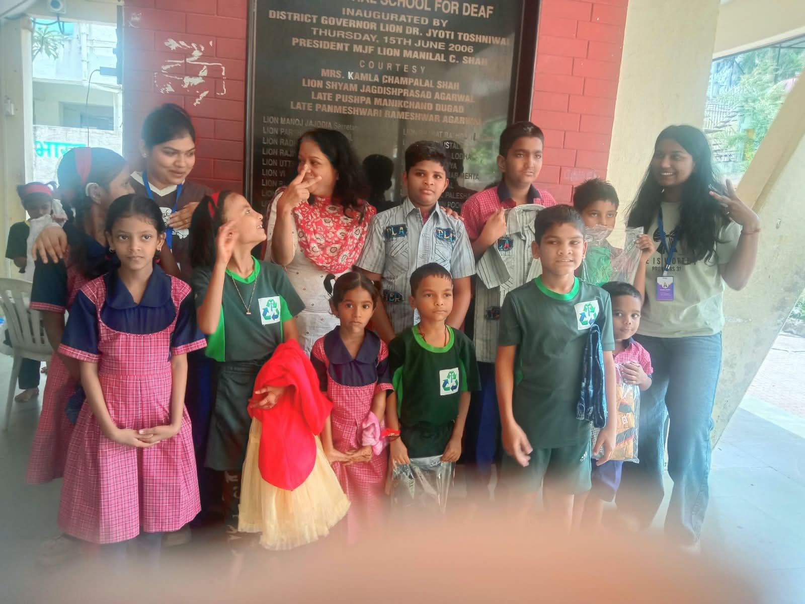 Foundation celebrated Raksha Bandhan with deaf and mute photo 14